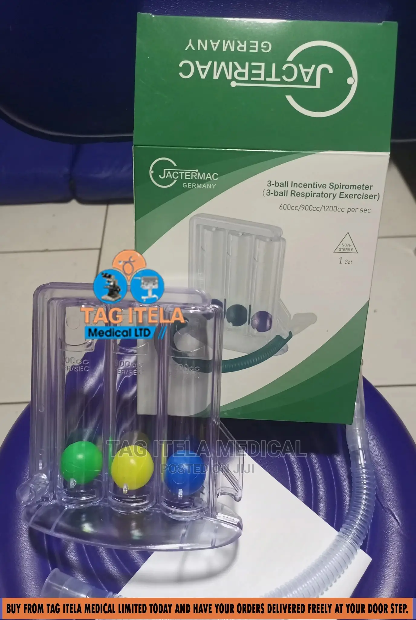 Breathing Incentive Spirometer (3 Balls)