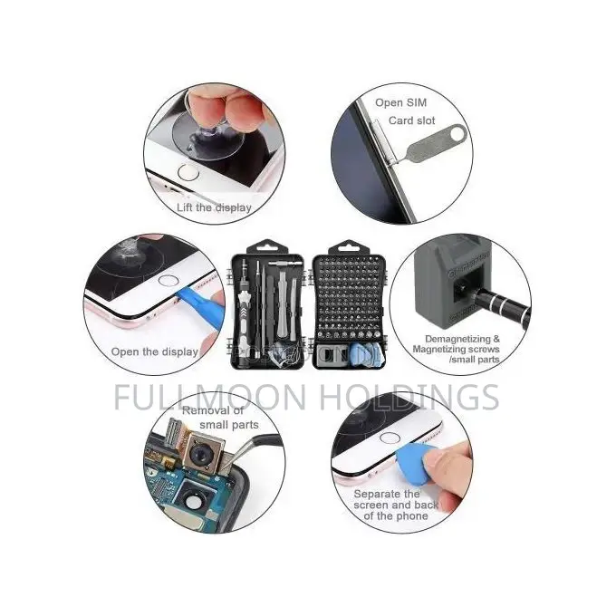 122 In 1 Screwdriver Tool Set For Phone And Electronics