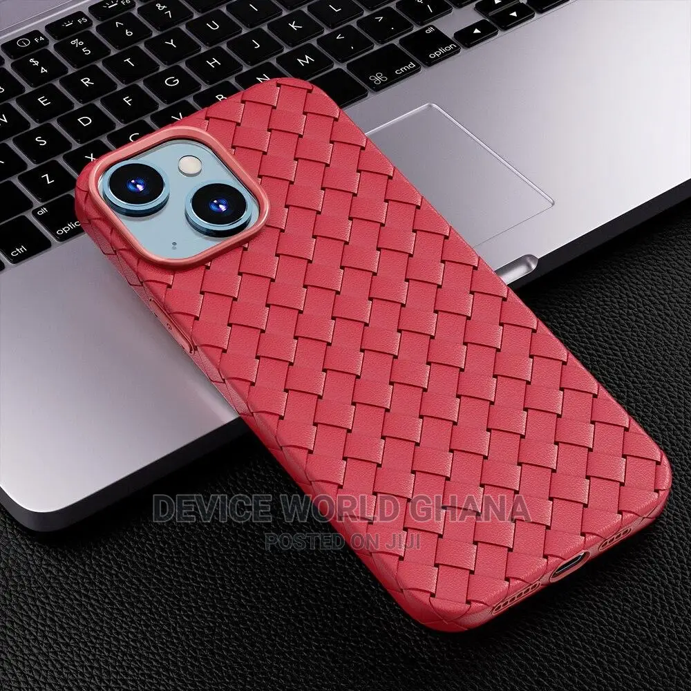 Weaved Pattern Case 4 iPhone 14promax 14p 13promax 13p 13 12
