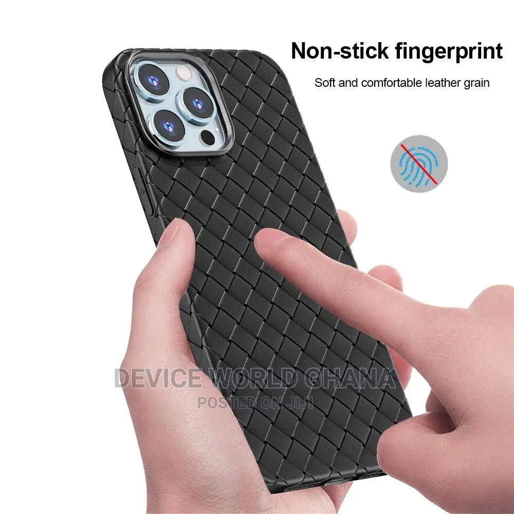 Weaved Pattern Case 4 iPhone 14promax 14p 13promax 13p 13 12
