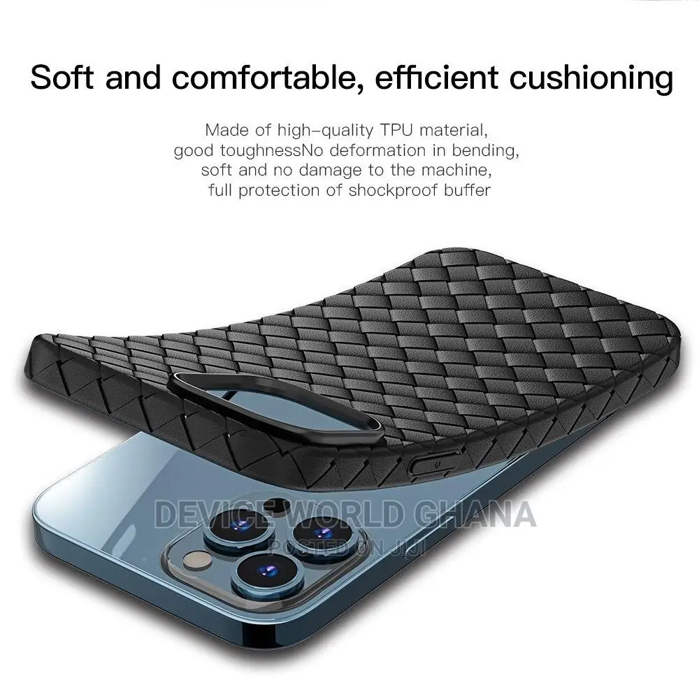 Weaved Pattern Case 4 iPhone 14promax 14p 13promax 13p 13 12