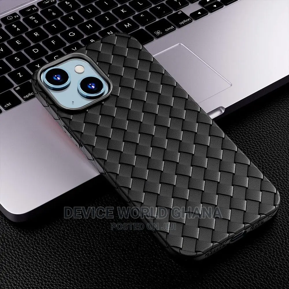 Weaved Pattern Case 4 iPhone 14promax 14p 13promax 13p 13 12