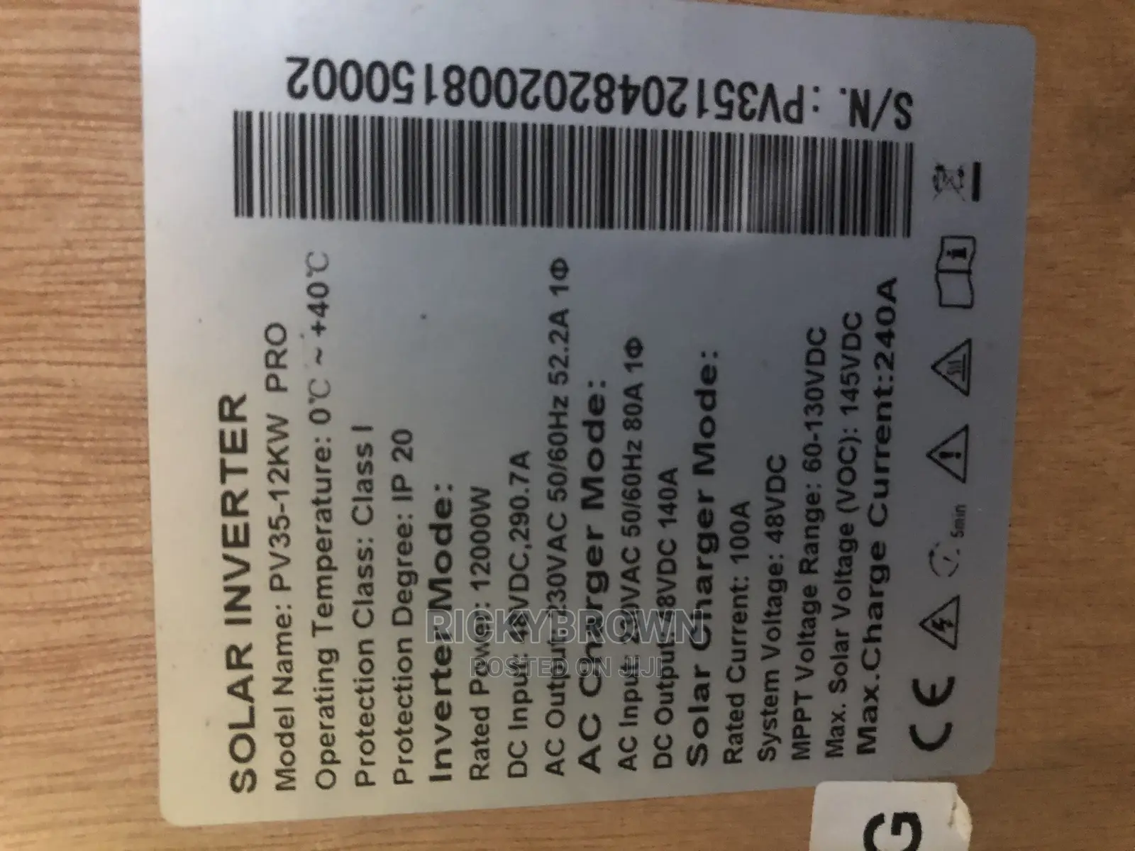 48V 12kw Must Hybrid Inverters