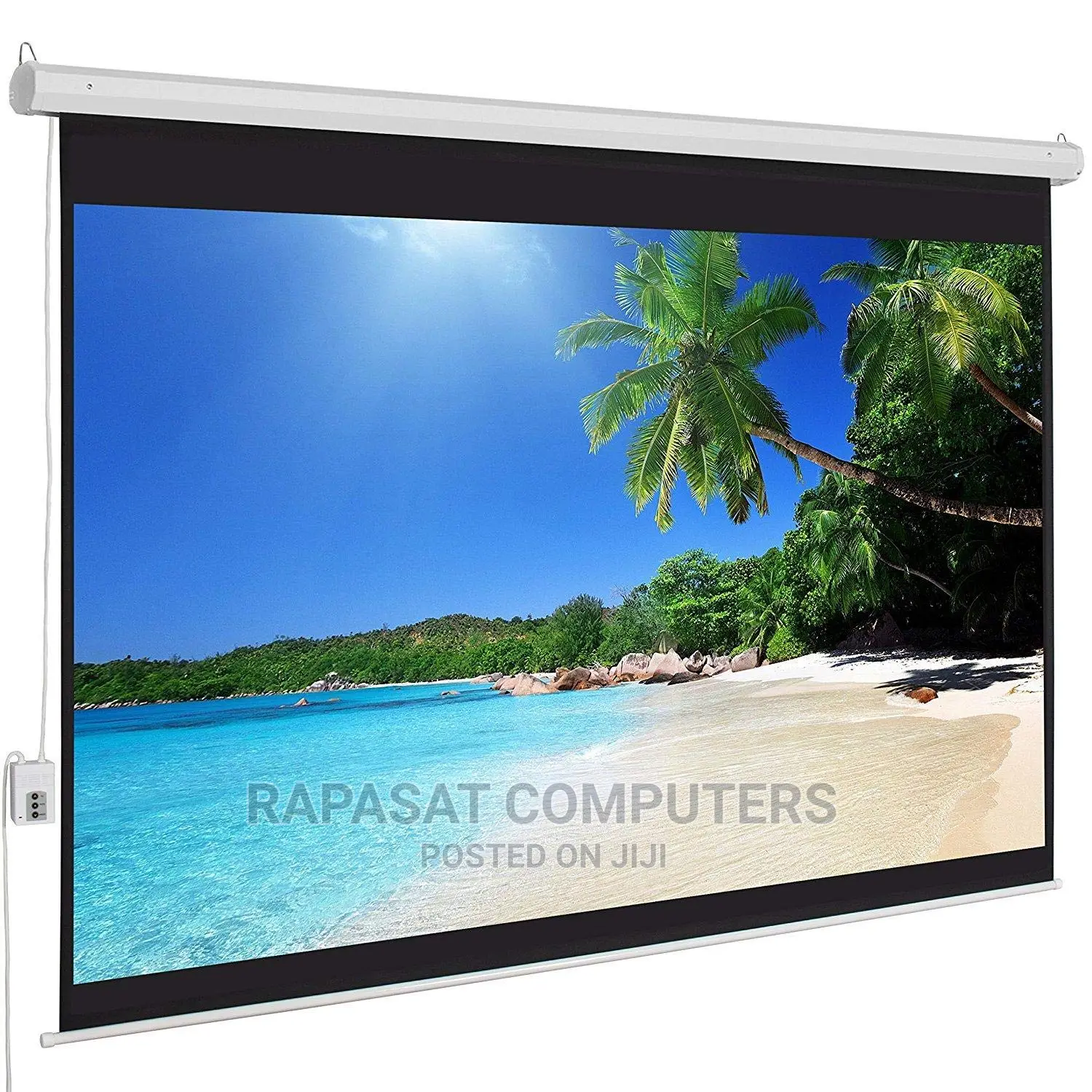 ANC 240x240cm Electric Projector Screen