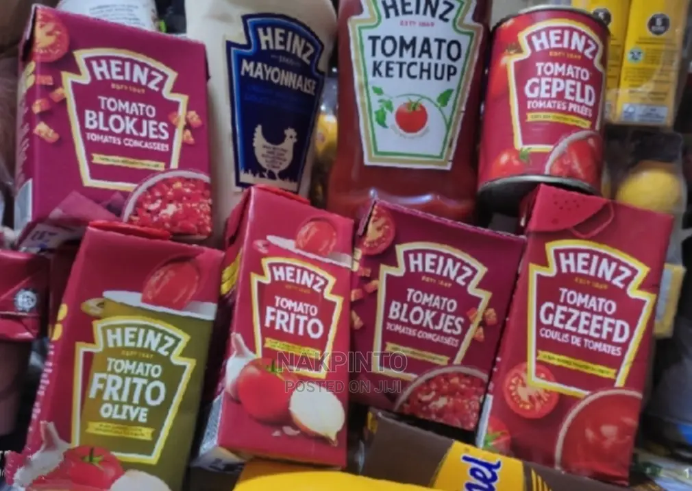 Heinz Tomato (Chopped, Peeled, Ketchup, Mayonnaise)