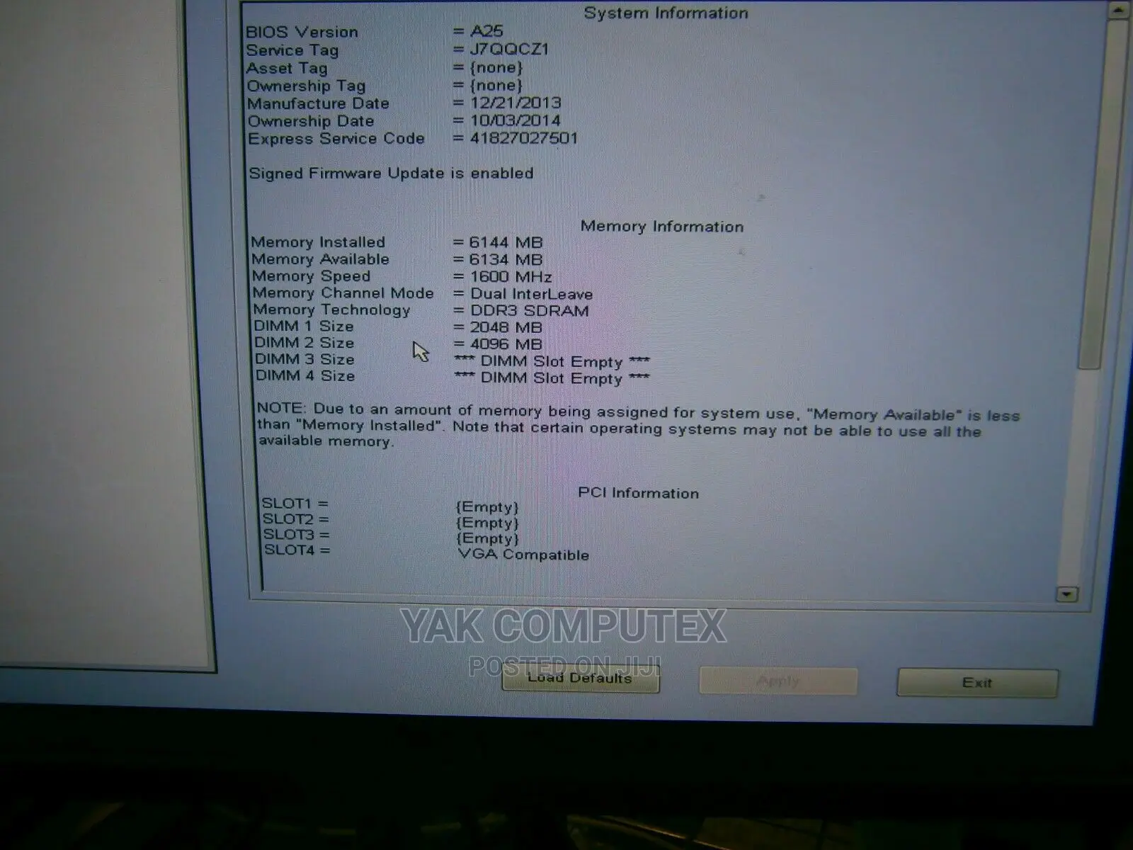 Desktop Computer Dell 6GB Intel Core i5 HDD 500GB