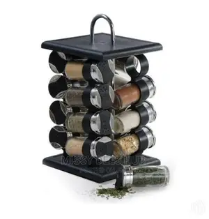Rotary 16 Jars Spice Rack