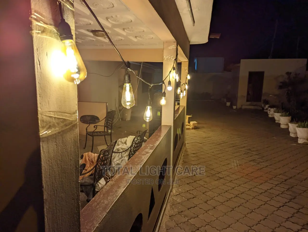10 Meters String Light With 20 Big Bulbs