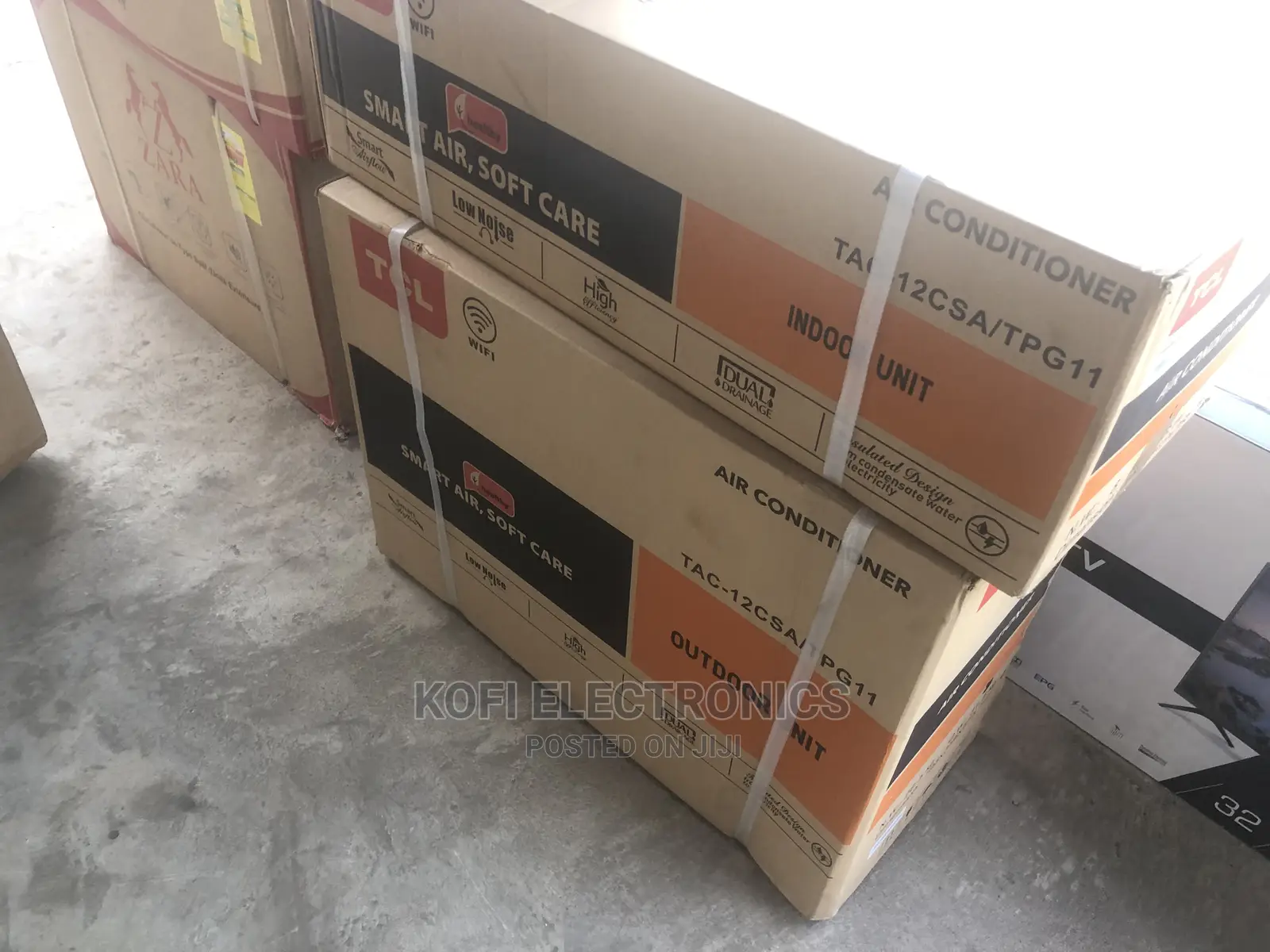 Copper Pipe Wifi R410gas TCL 1.5HP Split Unit Air Condition