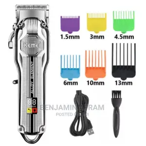 Rechargeable Digital Barbering Hair Clipper