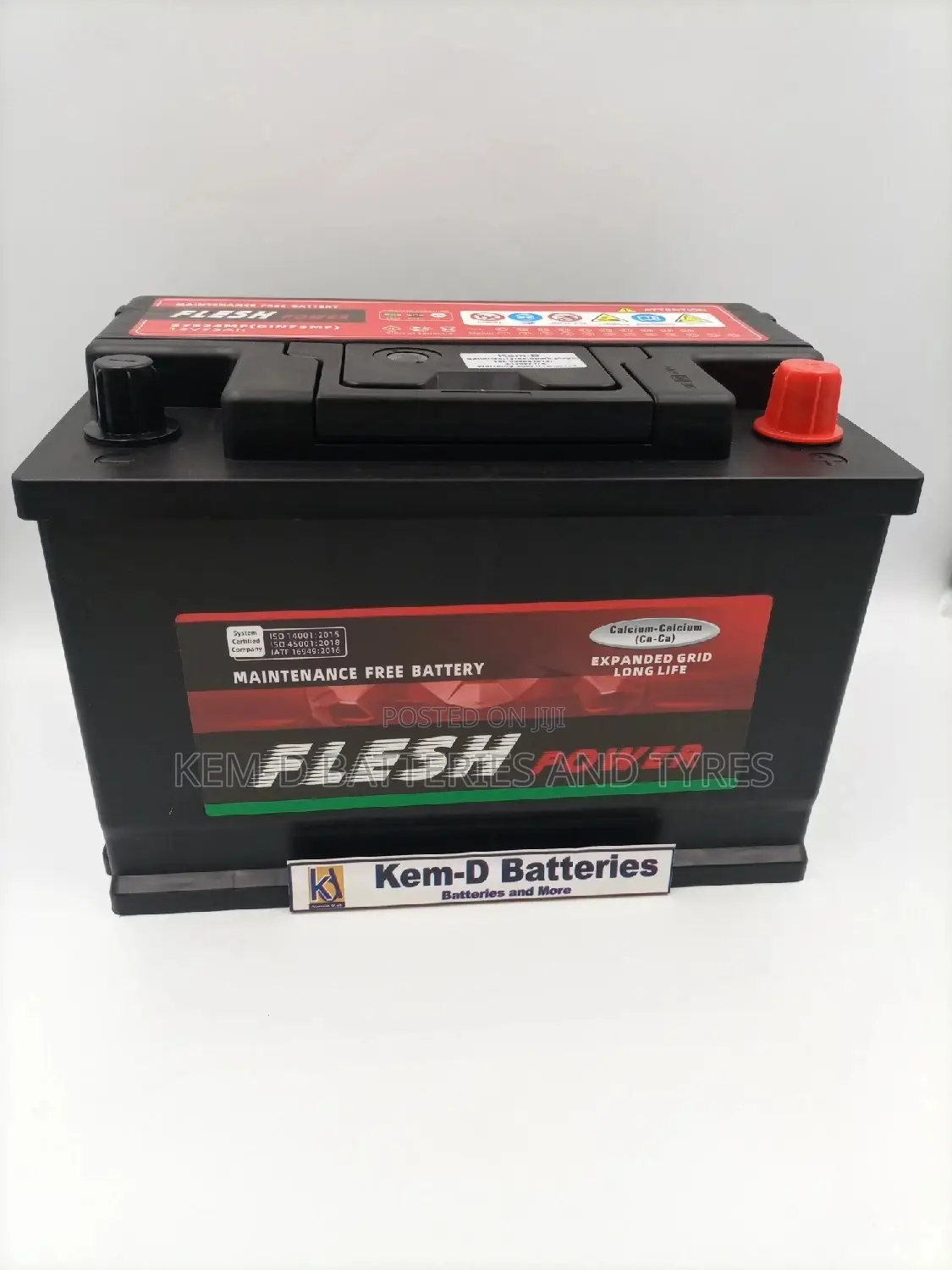 15 Plates Car Battery 75ah + Free Delivery Of Batteries
