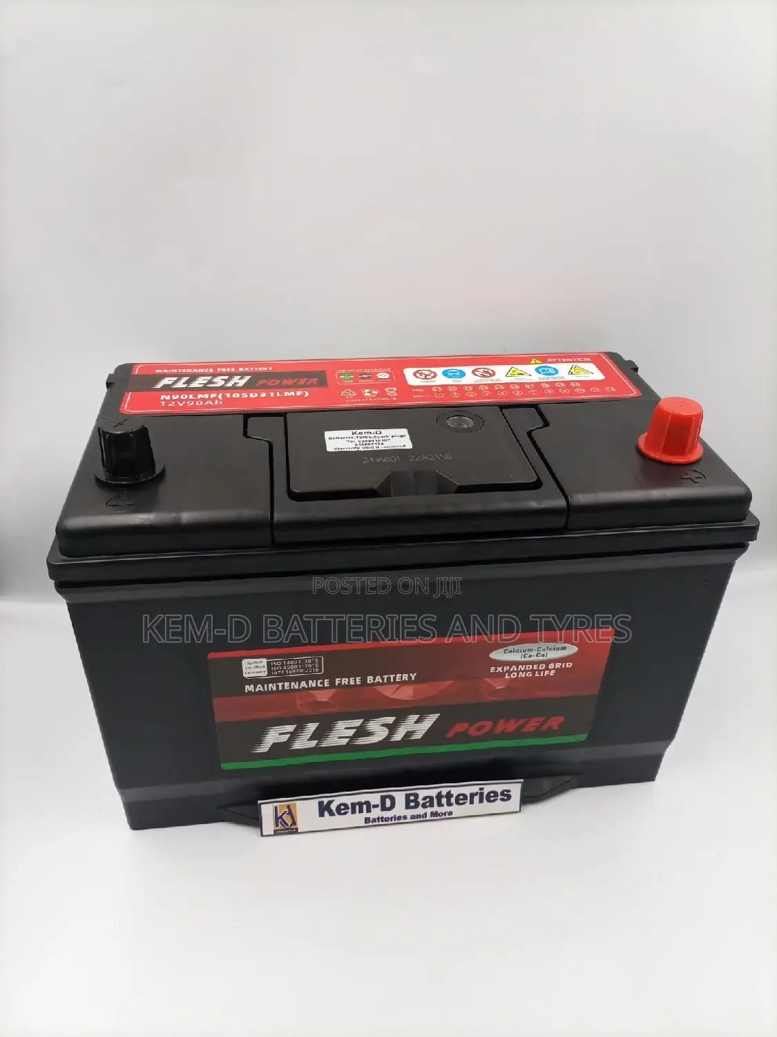 90ah Flesh Power Battery 90ah - Free Delivery