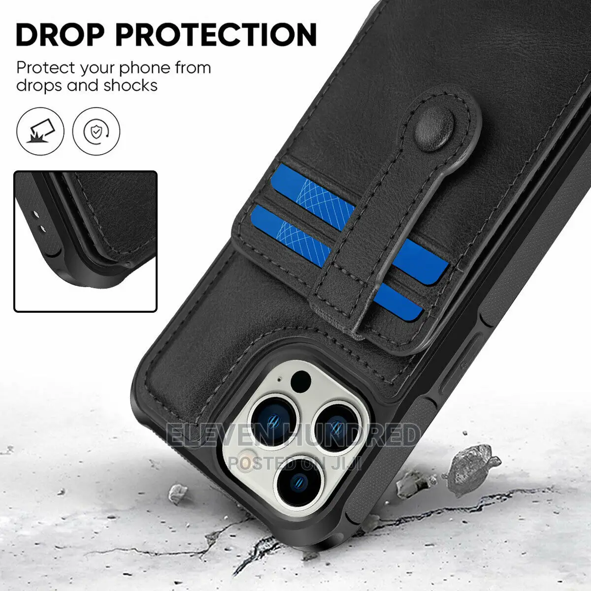 iPhone 13,13pro Max,12pro Ma Wallet Case 4 Cards Photocase