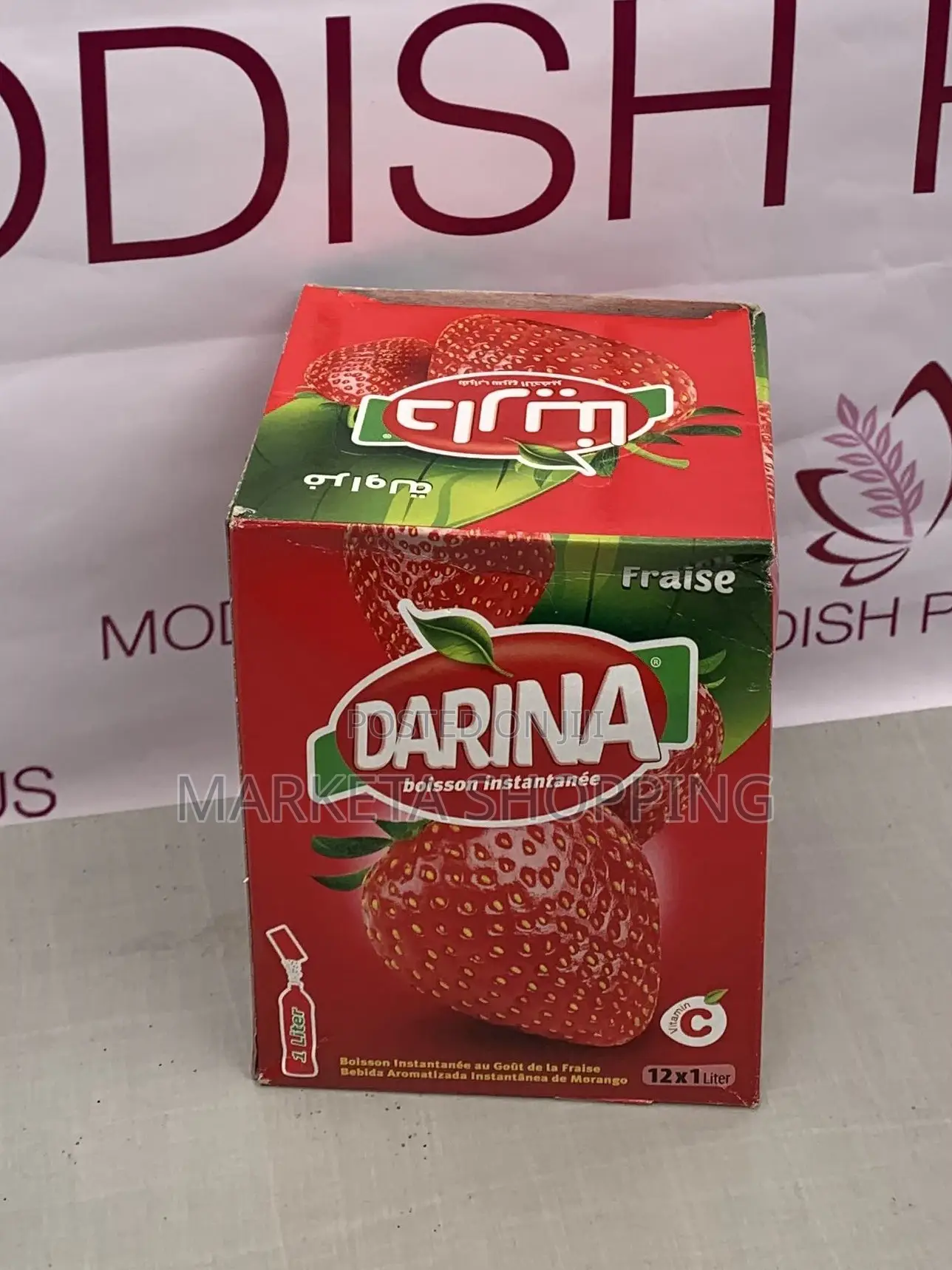 Darina Instant Drink Strawberry (12*1L)