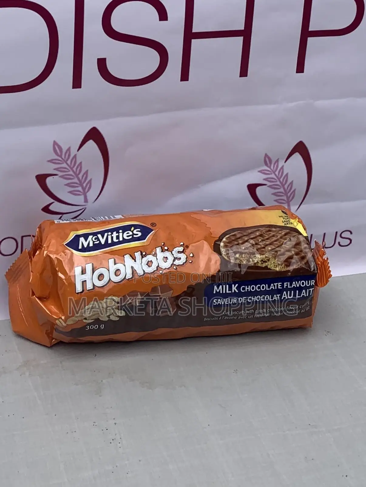 Mcvites Hobnobs Oat Biscuits Milk Chocolate(300g)