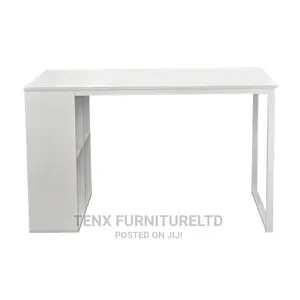 COMPUTER DESK With (Base Compartmen) White