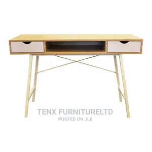 Computer Desk (Open Compartment Stand and Metal Legs)