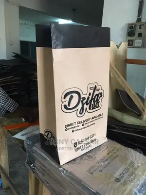 Brown Customized Paper Bags Without Handles