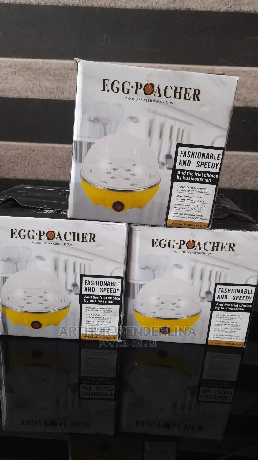 Electric Egg Cooker Used for Boiling and Frying Egg.