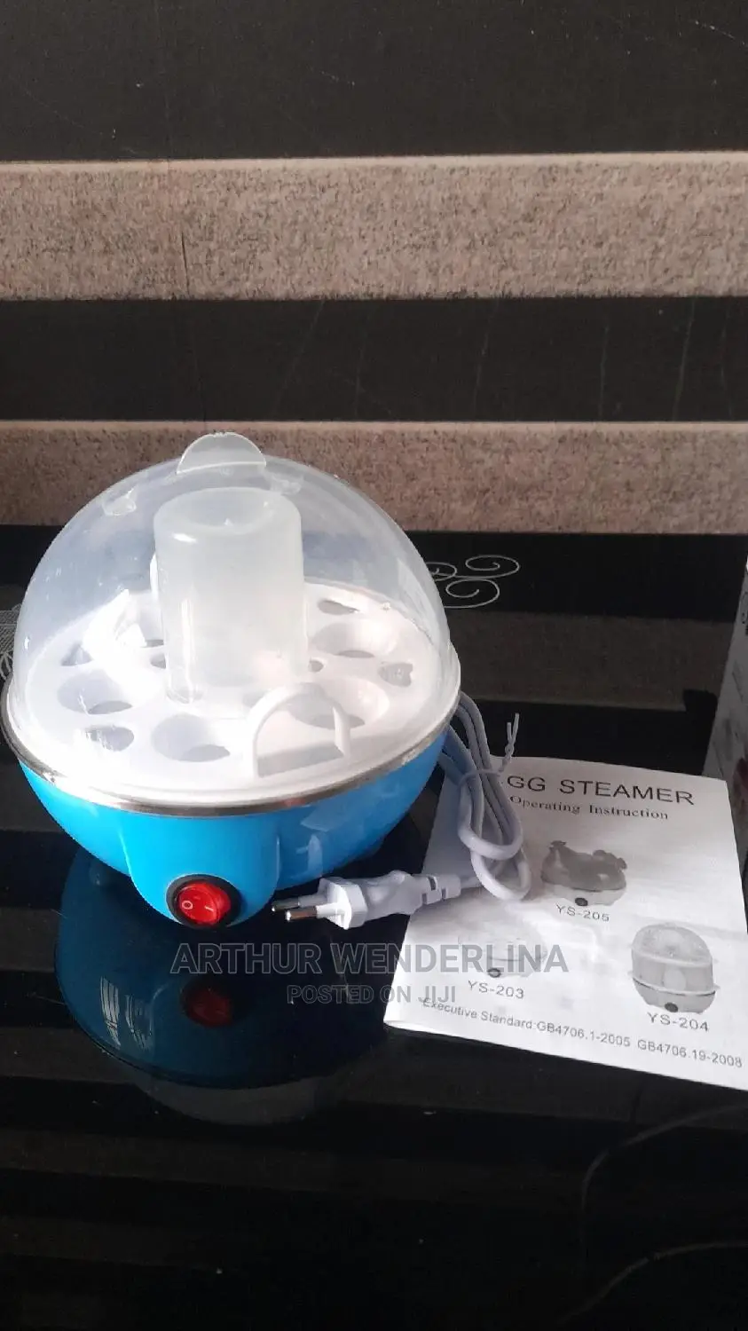 Electric Egg Cooker Used for Boiling and Frying Egg.
