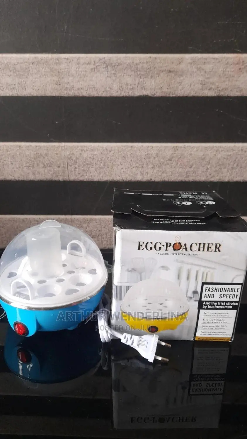 Electric Egg Cooker Used for Boiling and Frying Egg.