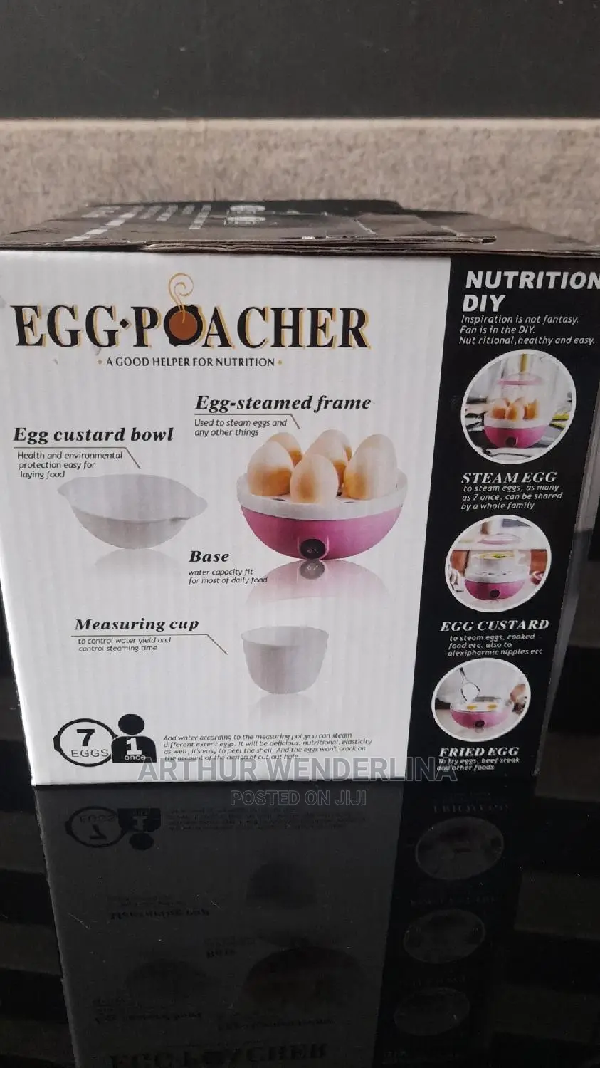 Electric Egg Cooker Used for Boiling and Frying Egg.