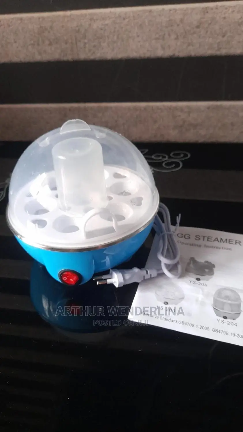 Electric Egg Cooker Used for Boiling and Frying Egg.