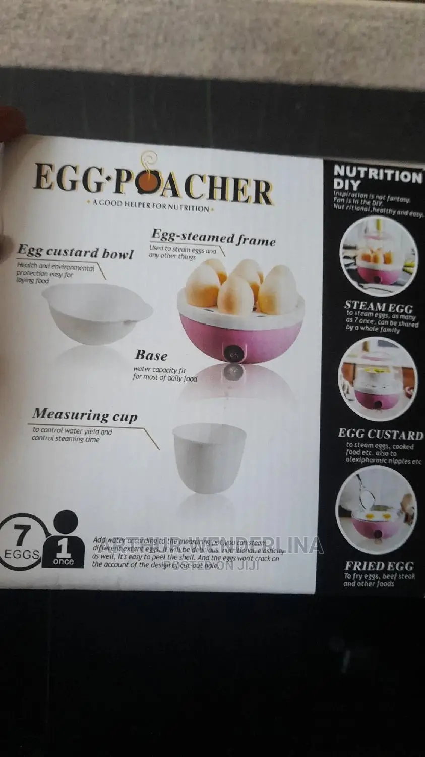 Electric Egg Cooker Used for Boiling and Frying Egg.