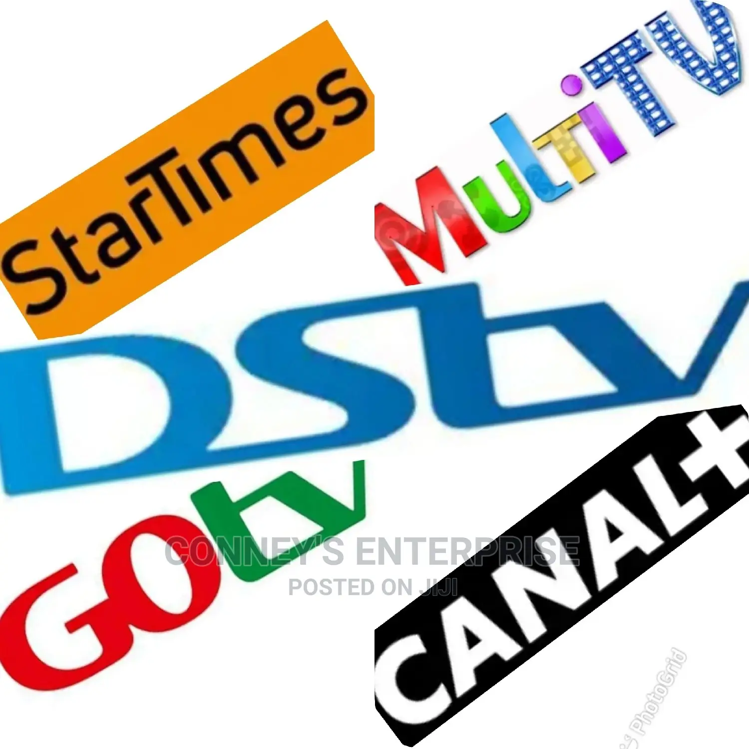 Dstv, Startimes, Gotv, Multi TV Canal + Etc