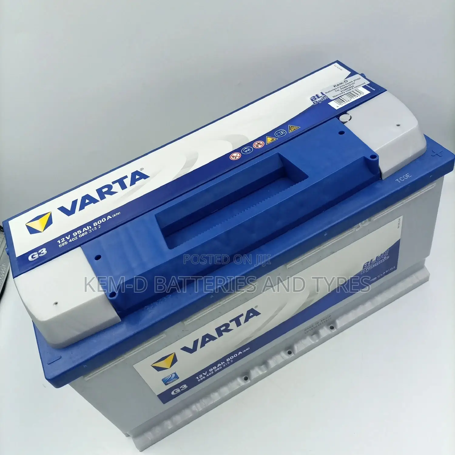 Varta Batteries From Spain - 19 Plates Battery 12V 95ah