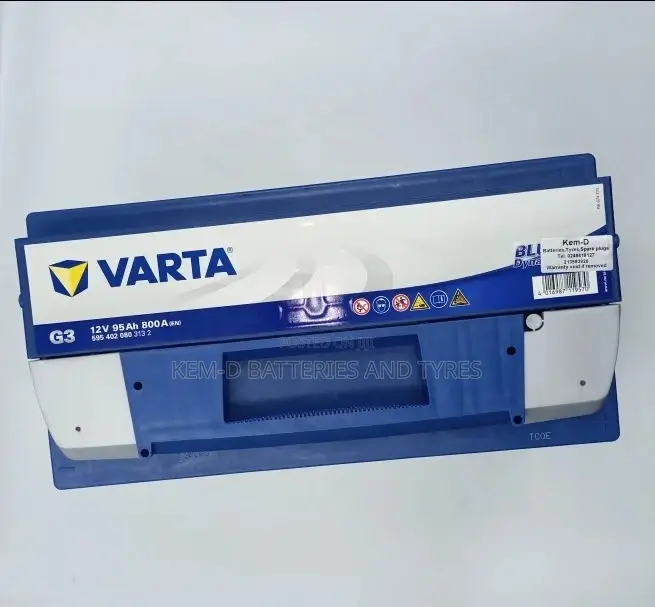 Varta Batteries From Spain - 19 Plates Battery 12V 95ah