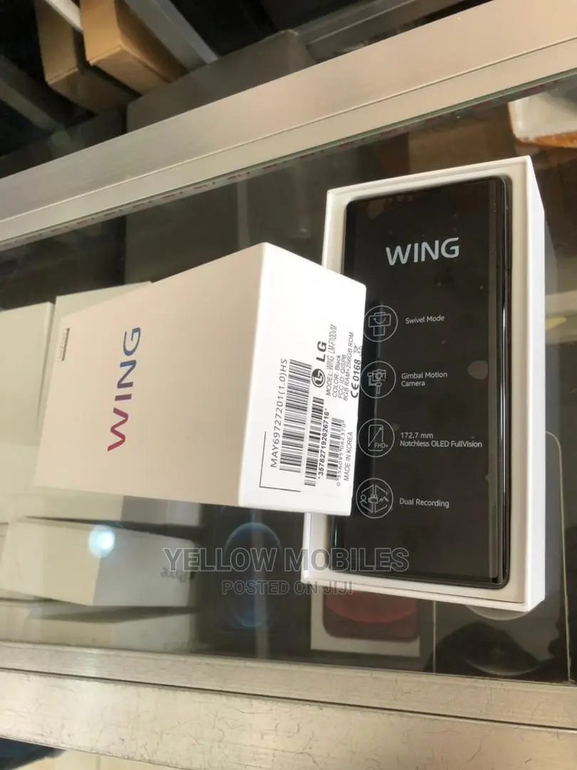 New LG Wing 5G 256 GB Black
