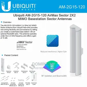 Ubiquiti Networks AM-2G15-120 2.4ghz Airmax
