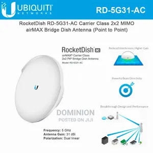 RD-5G31-AC - Ubiquiti Airmax AC Rocket Dish 31dbi Dish Anten