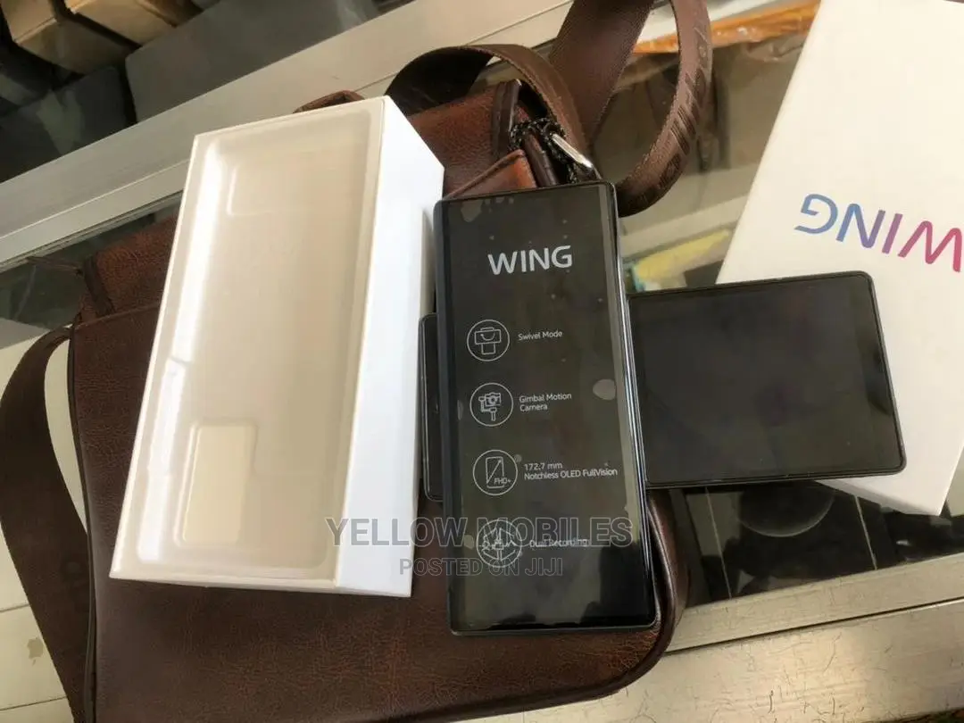 New LG Wing 5G 256 GB Black