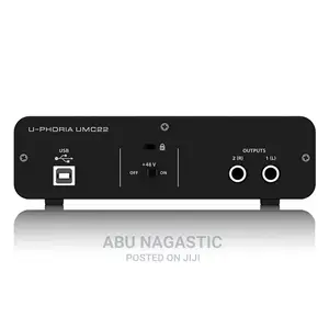 Behringer U-phoria Umc22 Usb Audio Recording Interface
