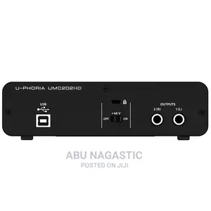 Behringer U-Phoria Umc202hd Usb Audio Interface