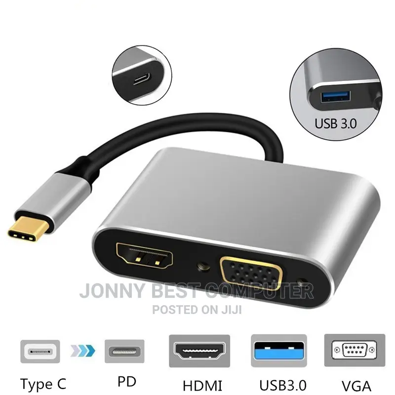 Type C 4 in 1 HDMI Converter