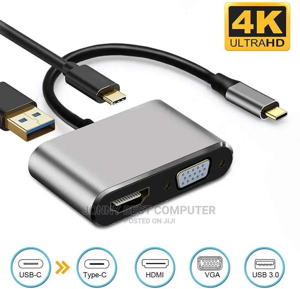 Type C 4 in 1 HDMI Converter