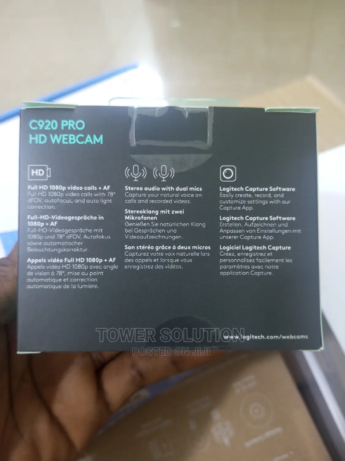 Webcam C920 Pro Hd Logitech