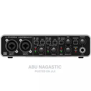 Behringer U-phoria Umc204hd Audio Interface Recording