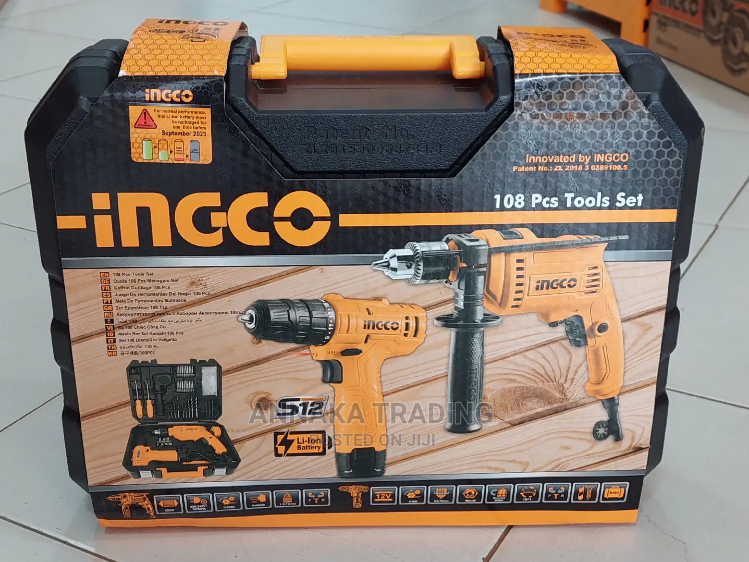 Ingco 108pcs Tools Set