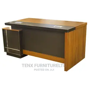 Office Table With (Open Side Cabinet)Exclusive