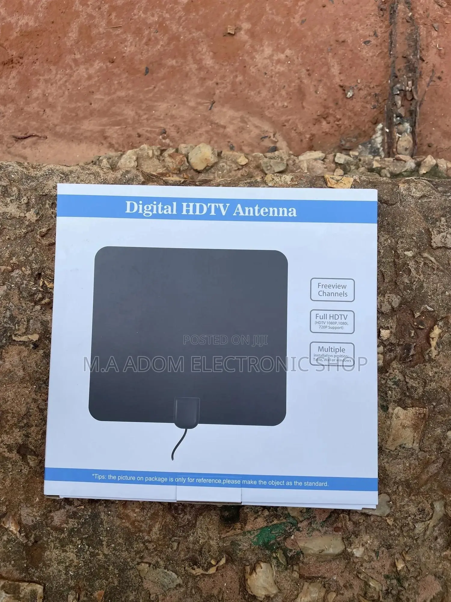 Ultra Slim Hdtv Antenna With Power Booster