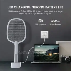 Electric Handheld Mosquito Killing Lamp Racket Mosquito Fly