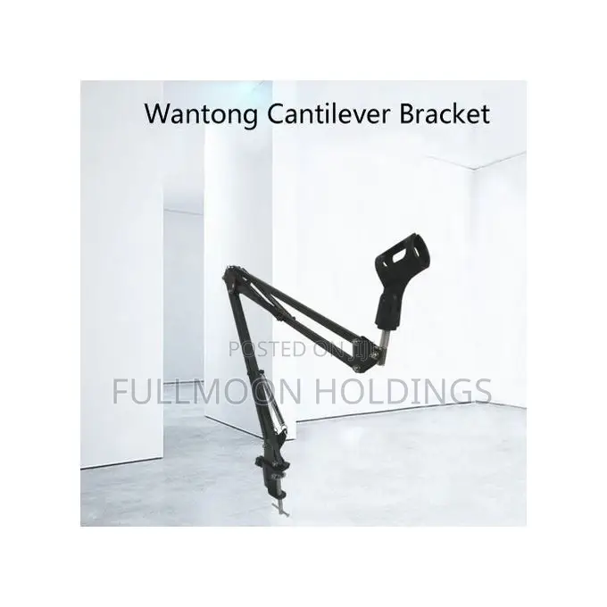 Adjustable Microphone Stand Suspension Boom Scissor Arm Mic