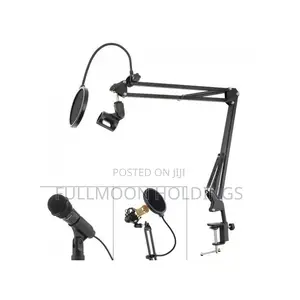 Adjustable Microphone Stand Suspension Boom Scissor Arm Mic