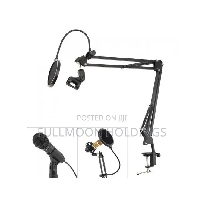 Adjustable Microphone Stand Suspension Boom Scissor Arm Mic