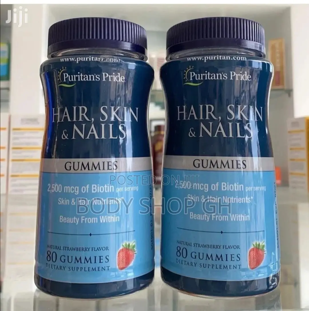 Puritans Pride Hair,Skin Nails Gummies( Hair Beard Growth
