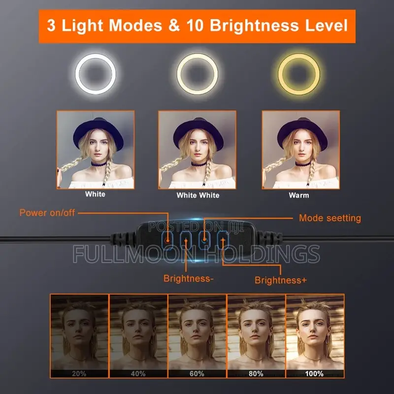 14" RGB Ringlight With Tripod Stand